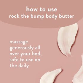 The Honest Company butter massaged into skin for deep moisturizing comfort