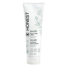 The Honest Company front bottle showing fragrance-free packaging and gentle hydration