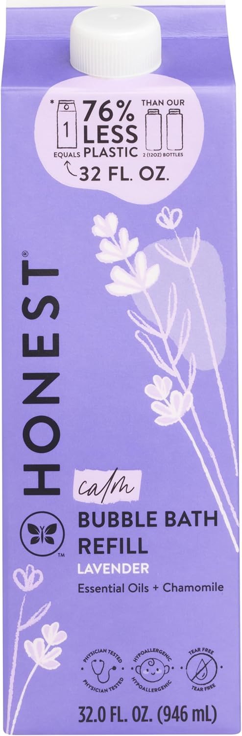 The Honest Company front carton of lavender refill showing branding and size benefit