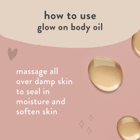 The Honest Company oil applied to a pregnant belly for quick absorption