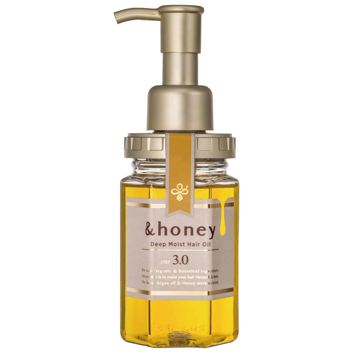 &honey front packaging showing bottle and label, highlights hydration benefit