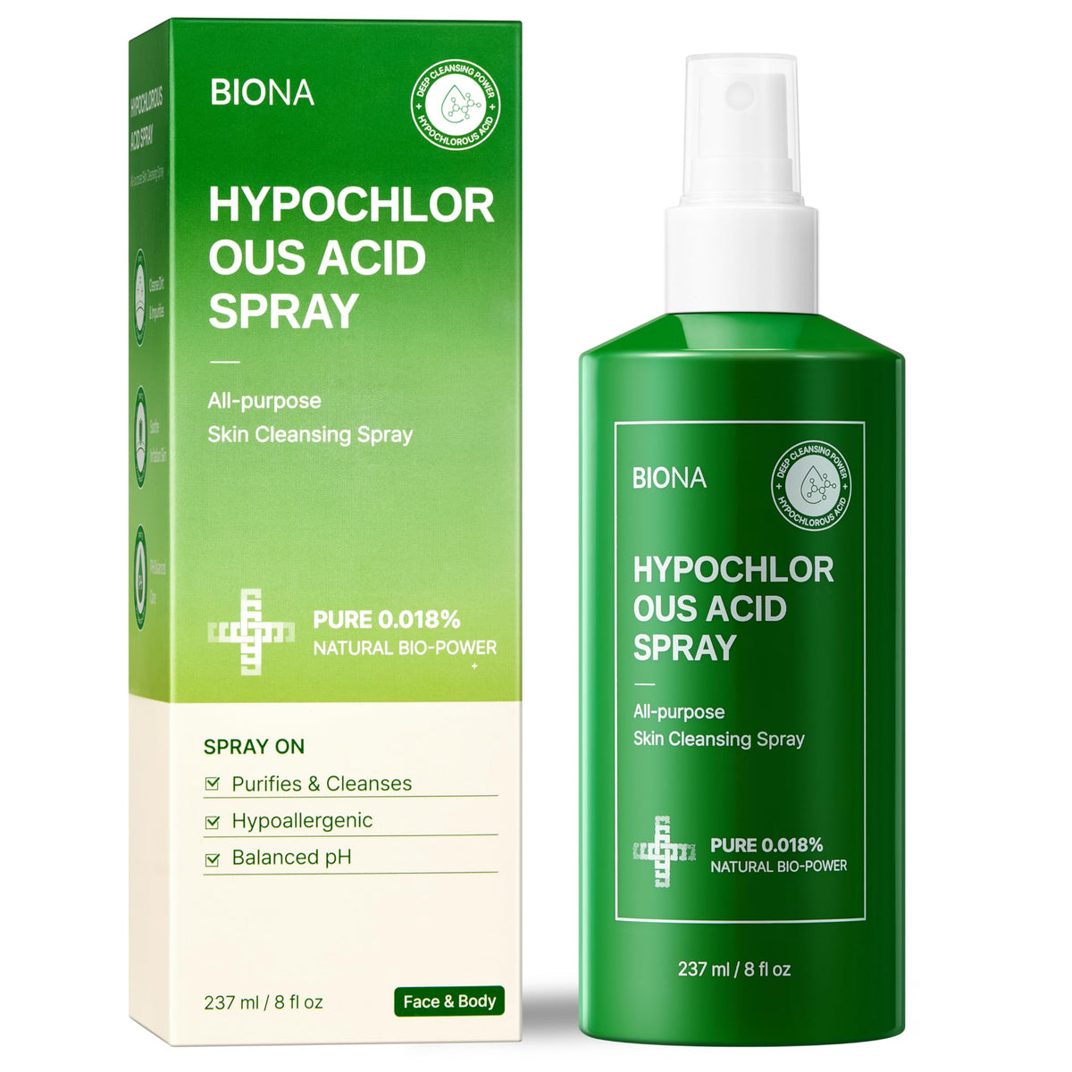 Honeydew Labs BIONA front packaging shows clean 8oz bottle and calming design