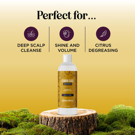 HONEYDEW fresh lemon sage and keratin ingredients that clarify hair