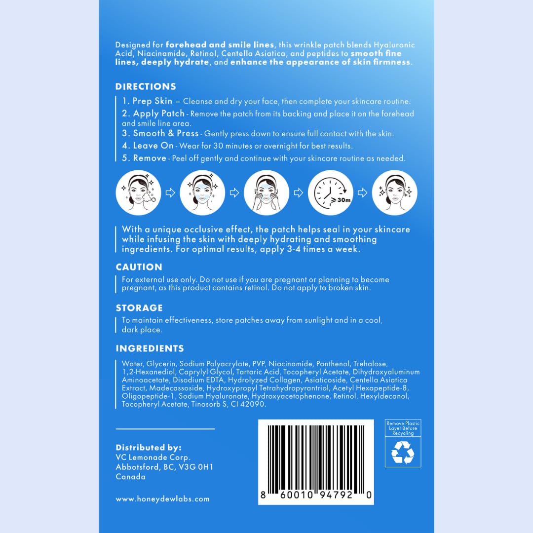 Honeydew Labs gently removing patch demonstrating painless single-use benefit