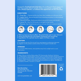Honeydew Labs gently removing patch demonstrating painless single-use benefit