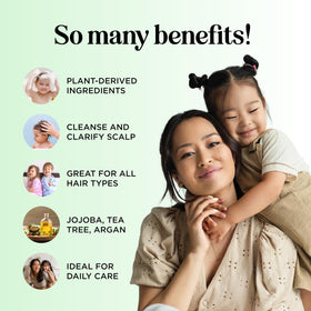 HONEYDEW pump dispensing clear shampoo texture for easy use