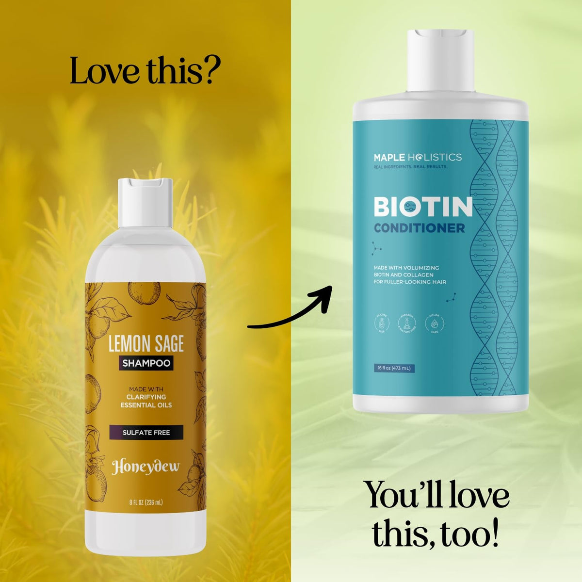 HONEYDEW shampoo staged in shower for energized daily hair care