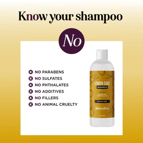 HONEYDEW shampoo texture in palm highlighting creamy, spreadable benefit