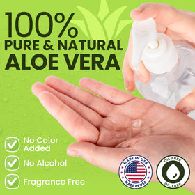 Honeyskin aloe gel texture close-up highlighting cooling consistency