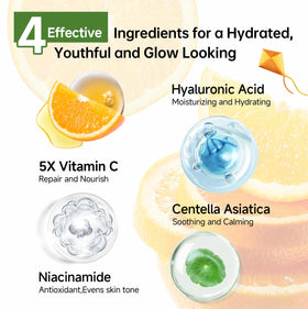 HONLINK serum dropper over skin highlighting targeted brightening and hydration