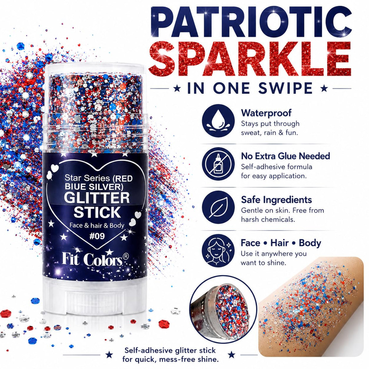 HONLLEY glitter resisting water splashes to show durability