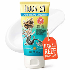 Hook'Ya splash test on skin illustrating water-resistance and durability