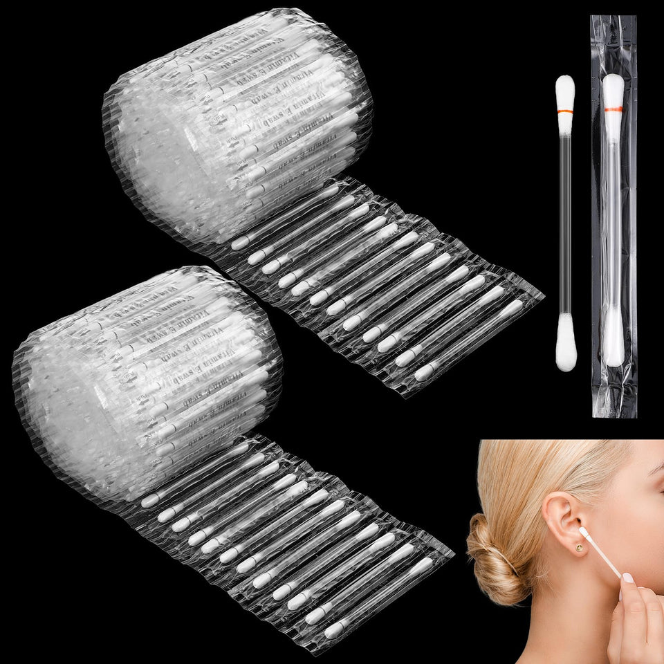 Hoolerry front packaging showing 200-piece aftercare swabs and benefits