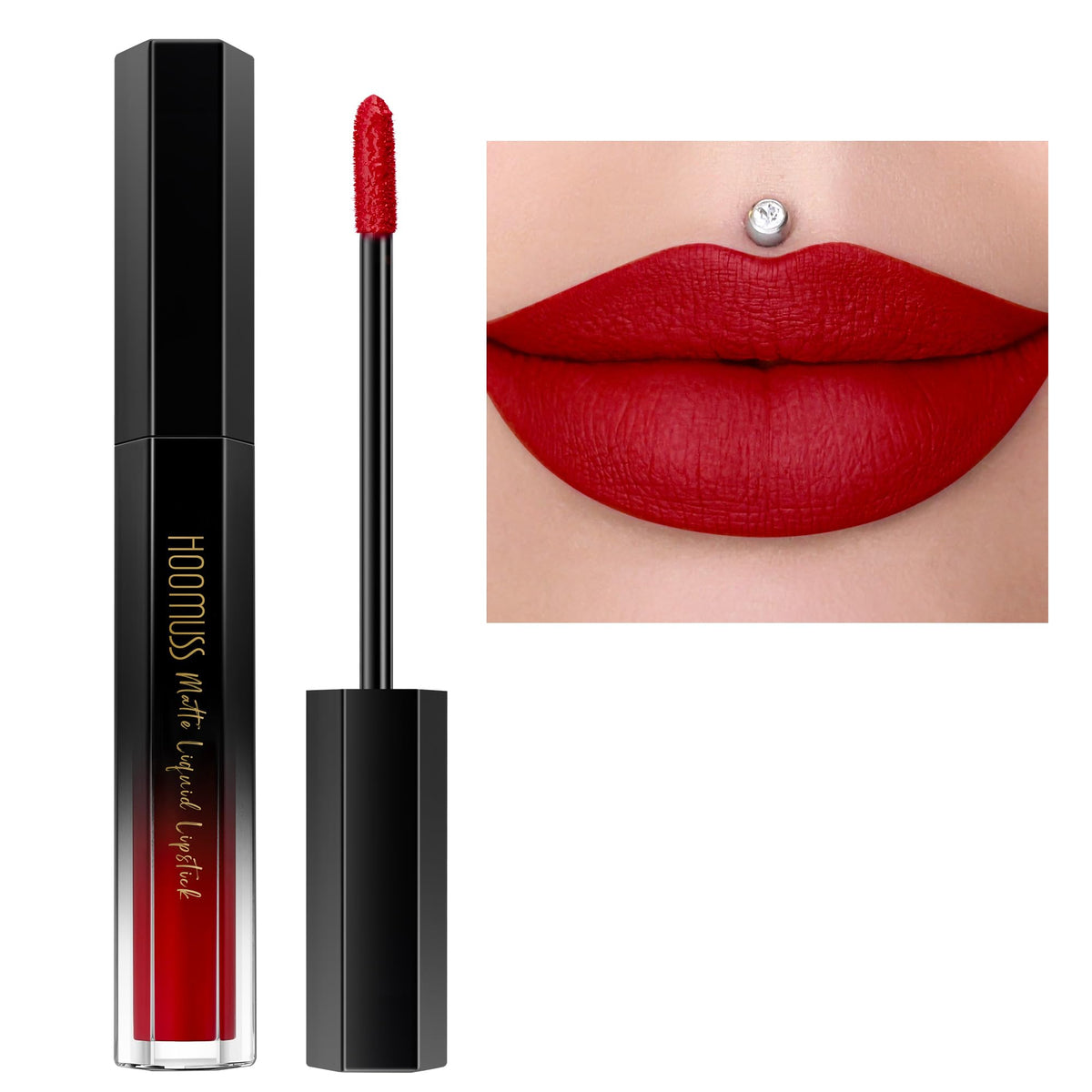 HOOMUSS true red front packaging shows bold color and product benefits