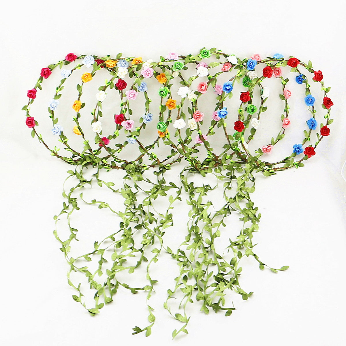 HOPEANT headband held in hand to show 7.2 inch scale and lightweight benefit