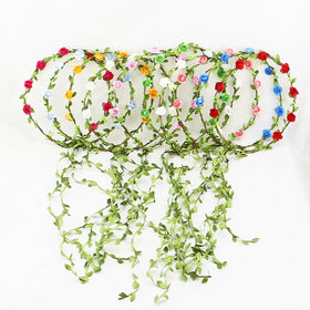 HOPEANT headband held in hand to show 7.2 inch scale and lightweight benefit