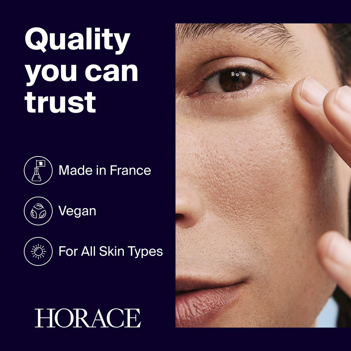 HORACE pack opened to display five pairs, convenient treatment supply