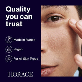 HORACE pack opened to display five pairs, convenient treatment supply