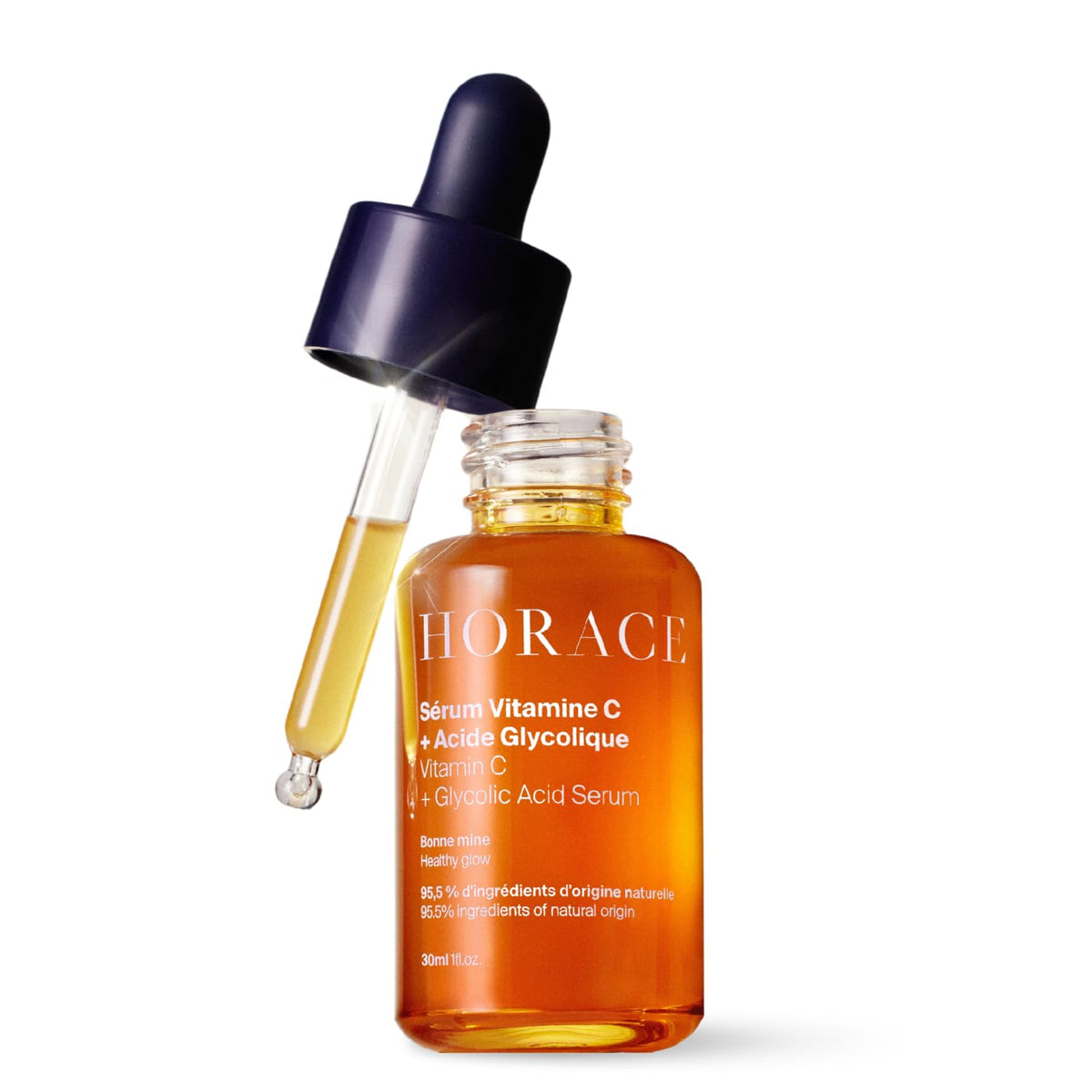 HORACE serum front packaging showing bottle and brand for clear identification and trust