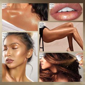 HOSAILY close-up of mist texture demonstrating fine holographic particles and smooth finish