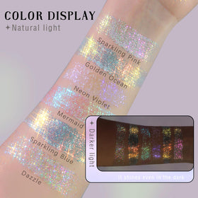 HOSAILY hair part highlight showing sparkle streaks for braids and hair accessories