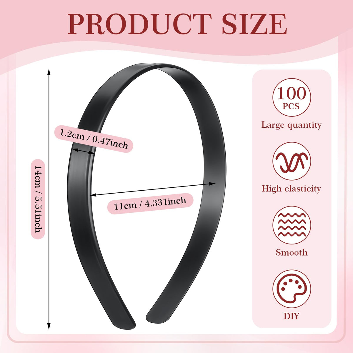 Hotop smooth plastic surface close-up highlighting comfortable toothless design
