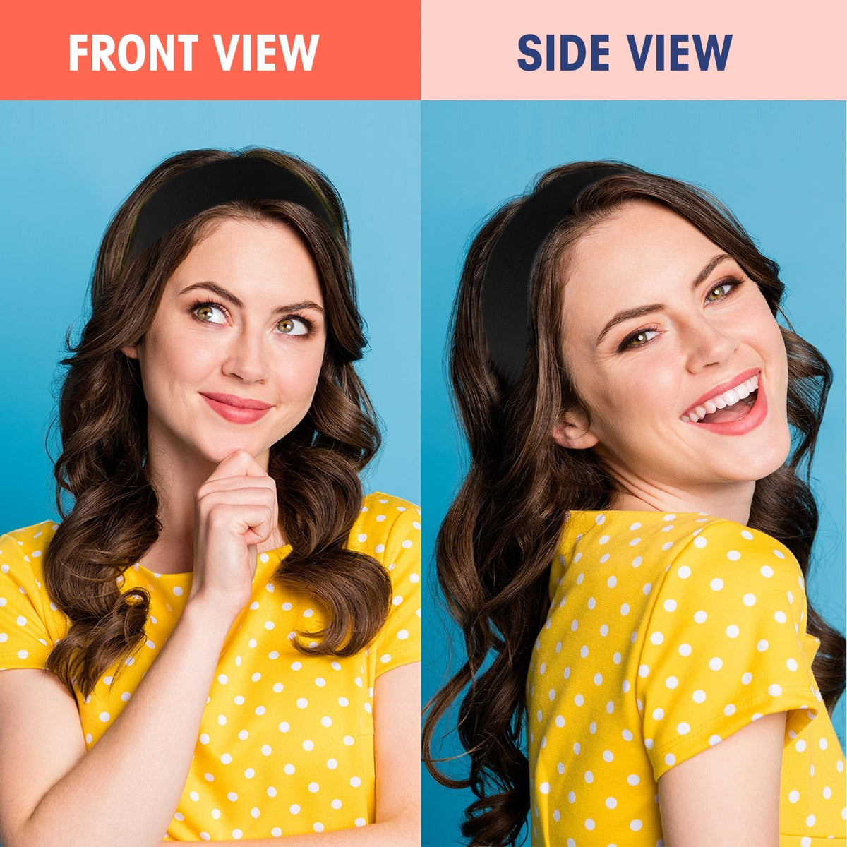 Hotop neatly stacked twenty headbands emphasizing ample quantity for sharing