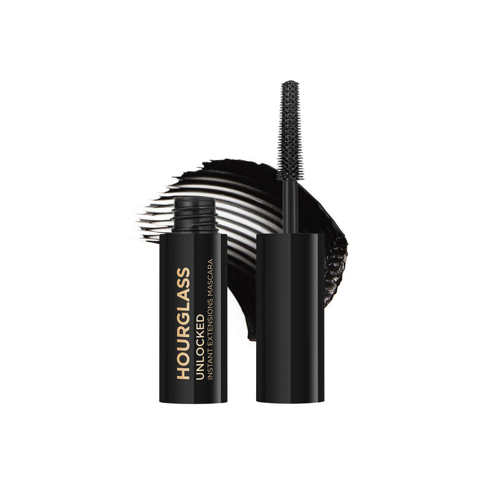 Hourglass travel-size tube front view showing compact packaging and easy portability