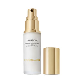 Hourglass pump dispense demonstrating easy, mess-free application