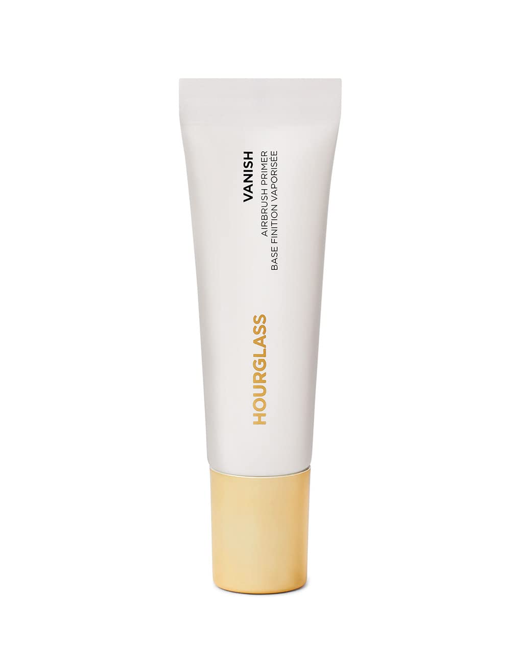 HOURGLASS front packaging showing travel primer and clear benefits