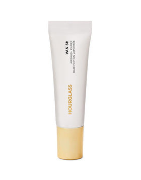 HOURGLASS front packaging showing travel primer and clear benefits