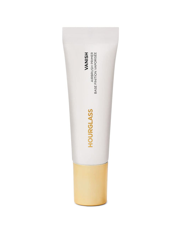 HOURGLASS front packaging showing travel primer and clear benefits