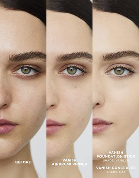 HOURGLASS texture swatch revealing smooth, translucent finish benefit