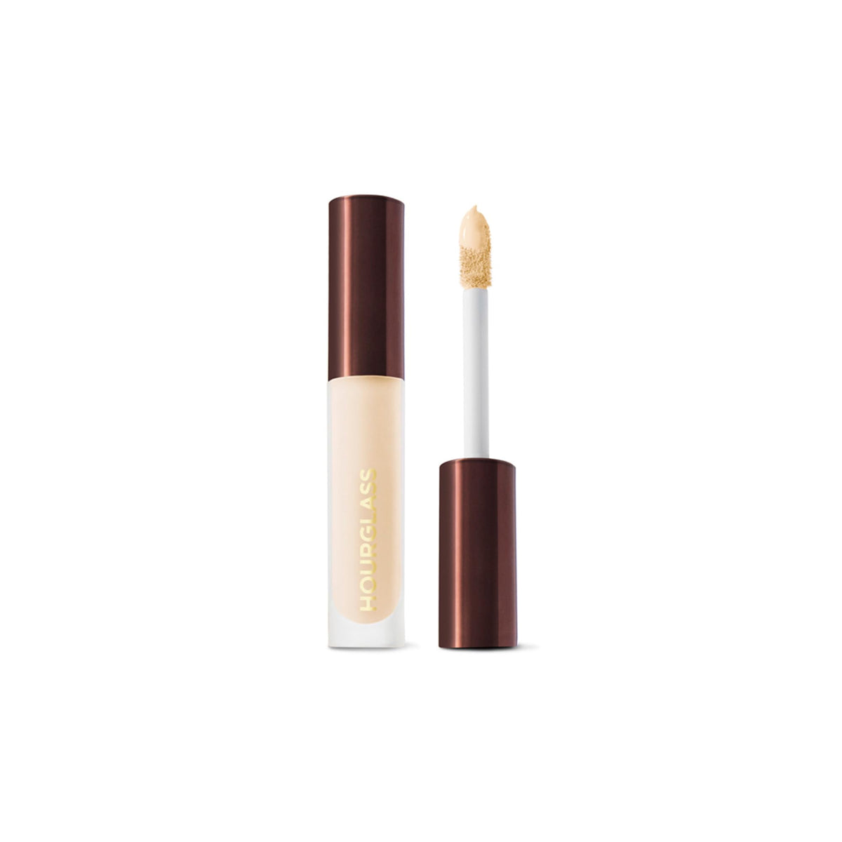 Hourglass Vanish front packaging showing sleek tube and label, brand for polished look