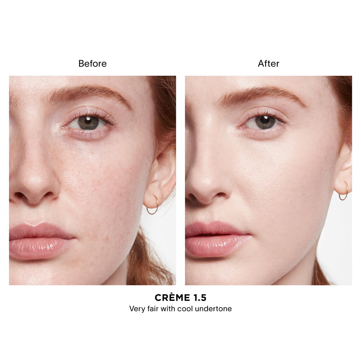 Hourglass texture swatches demonstrating creamy blendability and buildable coverage