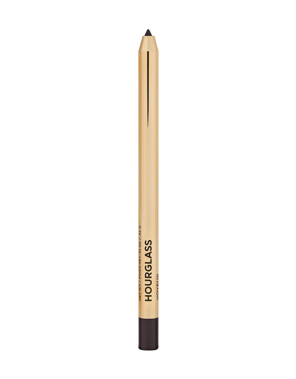 HOURGLASS Voyeur Chestnut front packaging showing precise tip for smudge-proof definition