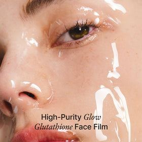 House of B close-up of the clear collagen hydrogel film demonstrating thin fit