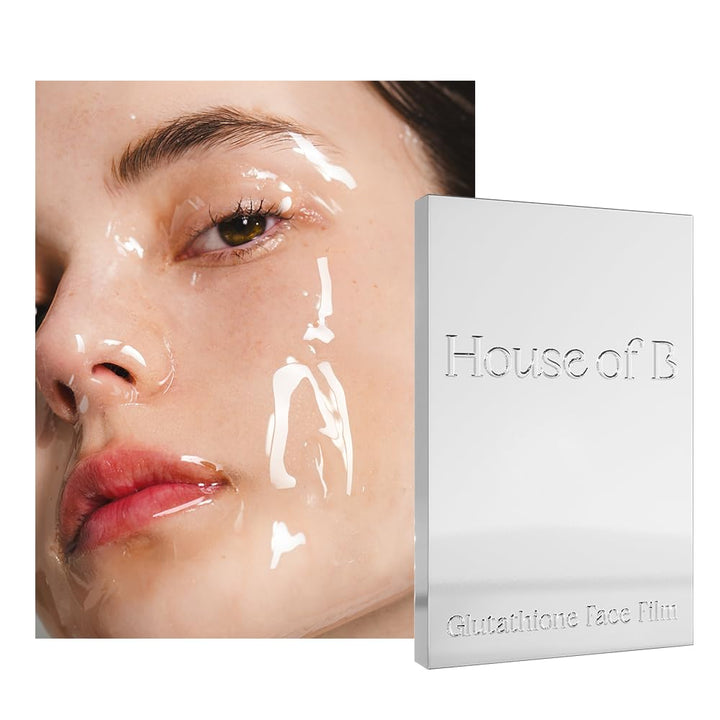 House of B front packaging showing product trio and benefit of glowing skin