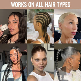 House Of Braid gel on palm demonstrating gentle application and hydration