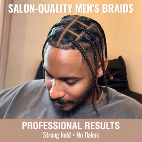 House Of Braid sleek back hairstyle showing strong, long-lasting hold