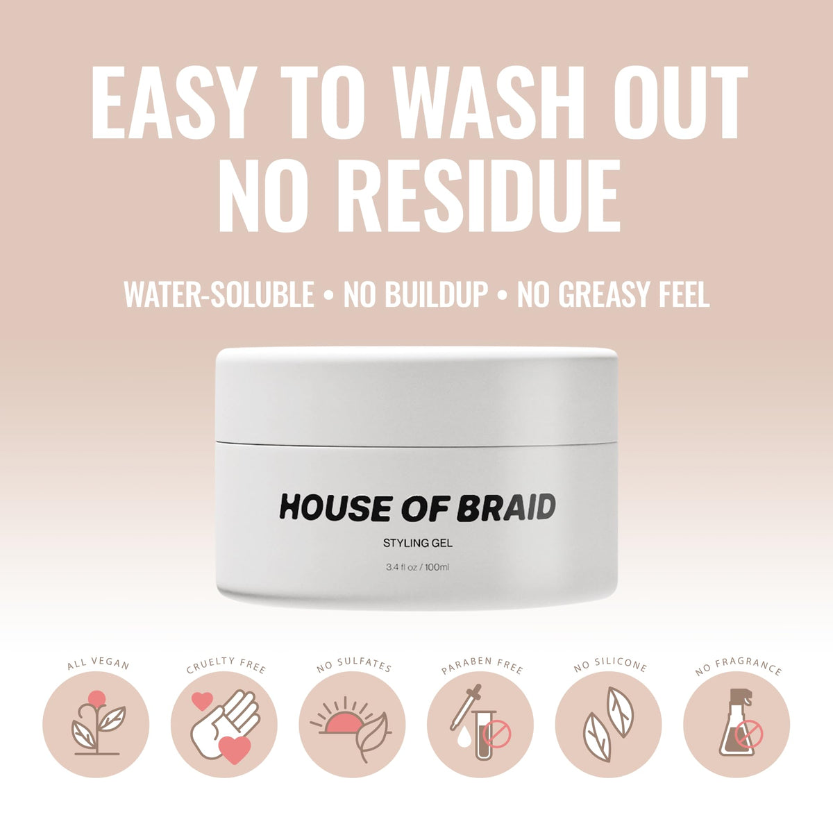 House Of Braid stylist applying gel in salon for camera-ready results