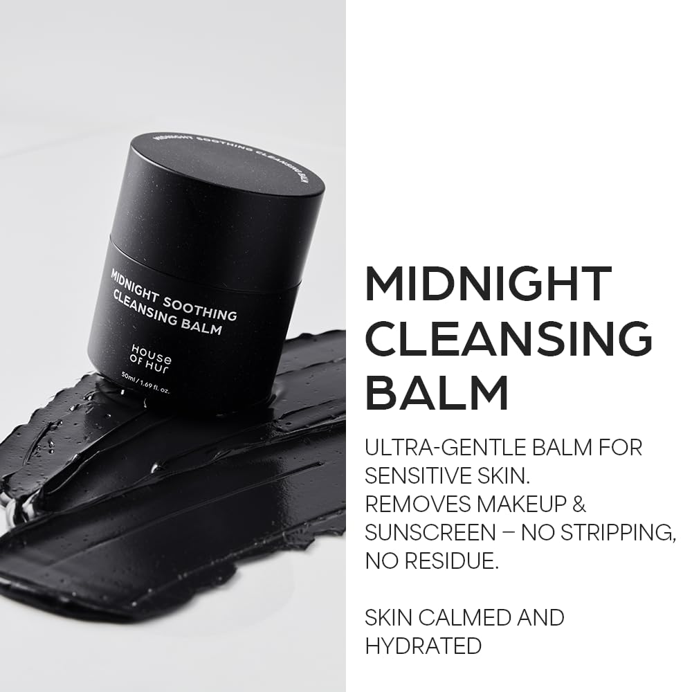 House of Hur melted oil on fingers dissolving makeup for gentle cleansing benefit