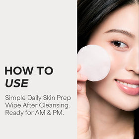 House of Hur pads on bathroom counter as part of routine, prepping skin for skincare
