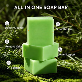 House of Nutrition close-up soap texture highlighting gentle exfoliating surface