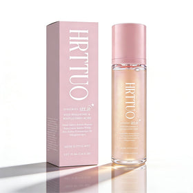 HRTTUO front packaging showing SPF 50 and radiant finish