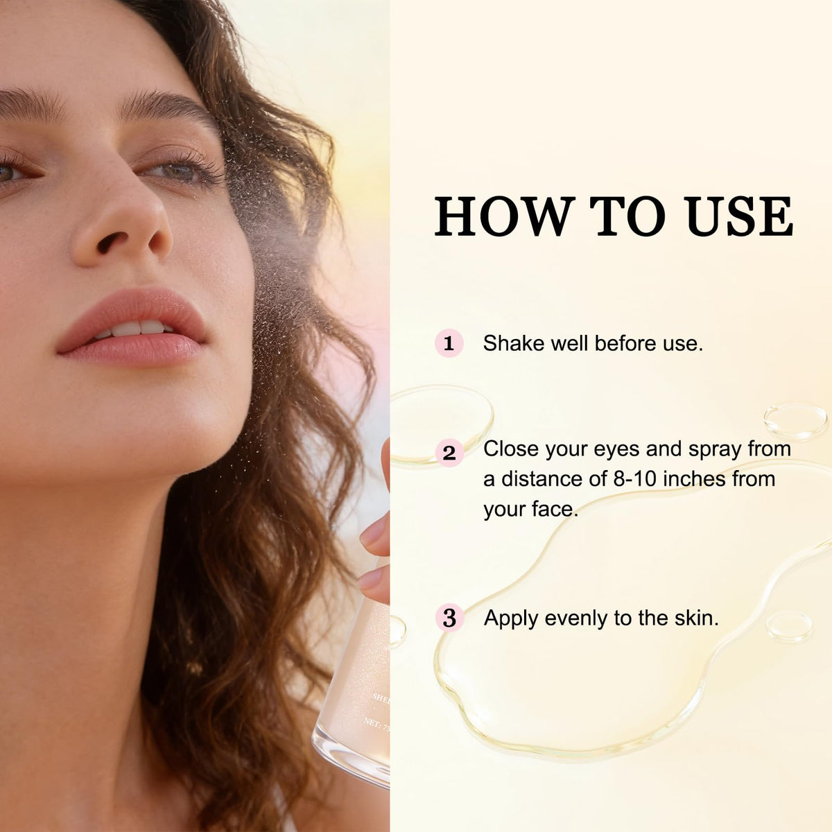 HRTTUO product label highlighting SPF 50 and ingredient callouts