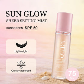 HRTTUO texture swatch showing sheer shimmer and fast absorption