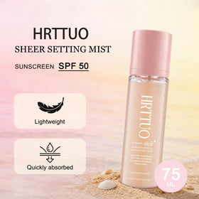 HRTTUO texture on skin showing quick absorption and radiant glow benefit