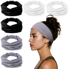 HSEM front view of three neutral headbands showing style and color choices