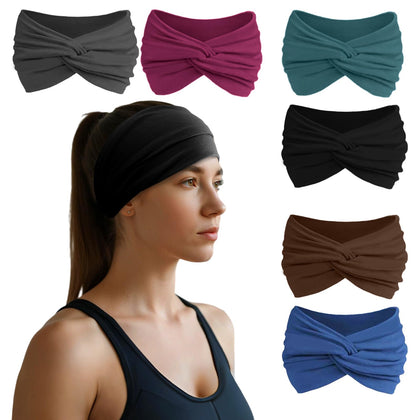 HSEM front view pack of six headbands showing colors and value for active routines
